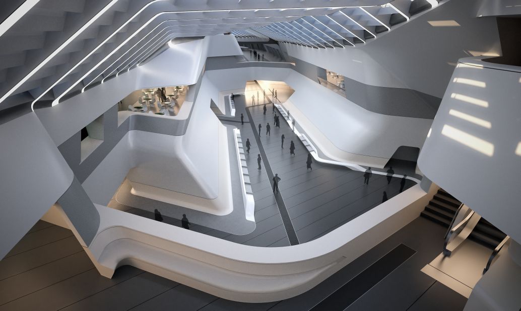 London-based Zaha Hadid Architects brings a sculptural touch to the design of the Napoli-Afragola High Speed Train Station. 