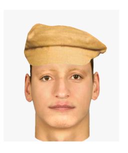 Handout from Czech police of an identikit of the man alleged to have attacked Kvitova on December 20. 