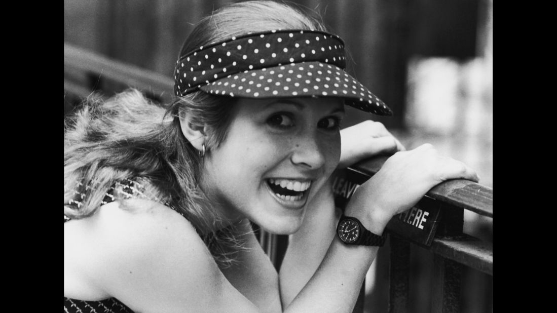 Fisher smiles for a photograph in 1980. Fisher is a <a href="http://www.cnn.com/2007/SHOWBIZ/Movies/03/07/carrie.fisher/index.html" target="_blank">well-respected script doctor</a> of such movies as "The Wedding Singer" and "Sister Act."