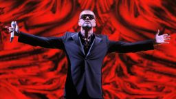 FILE - In this Sept. 9, 2012 file photo, British singer George Michael performs at a concert to raise money for AIDS charity Sidaction, during the Symphonica tour at Palais Garnier Opera house in Paris, France. Michael is cancelling Australian shows in November and early December so he can get treatment for major anxiety he's suffered since a serious health scare last year. The 49-year-old singer said on his website he had hoped making music and performing would be enough to work through it but that he underestimated how hard his recovery would be. (AP Photo/Francois Mori, File)