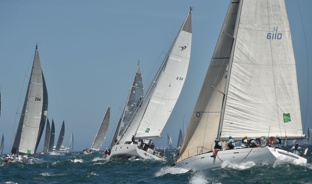 The race lineup features yachts from a variety of sizes and classes, with the line honors title going to the fastest boat to reach port in Tasmania and the overall winner on corrected handicap time.
