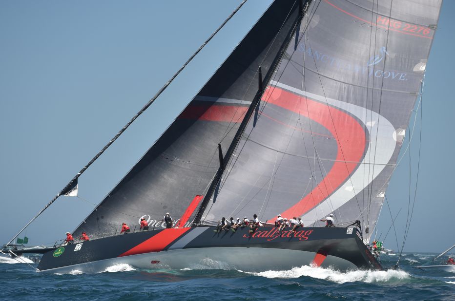 Hong Kong entry Scallywag -- a revamped version of the boat with which Bell won the 2011 race as Investec Loyal -- was one of four 100-foot supermaxi yachts in the race. It crossed the line third. 