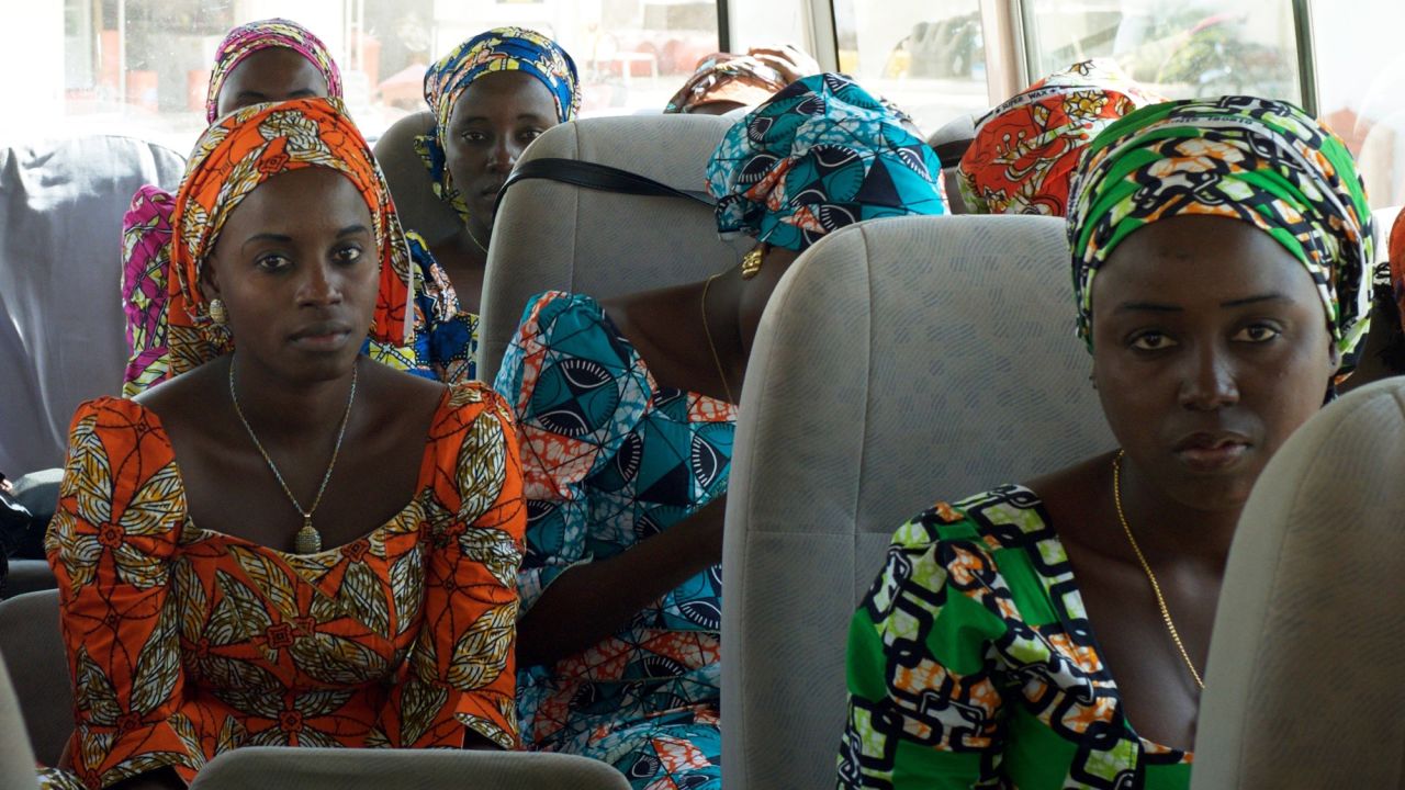 After the flight from Abuja to Yola, the girls take a bus to Chibok. It's been nearly three years since they've seen their families.