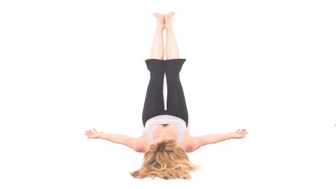 Legs above your heart is a relaxing, restorative pose.