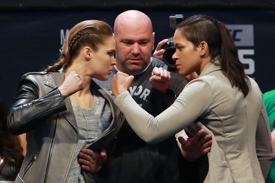 But she lost her final two bouts, first against Holly Home and then against Amanda Nunes (R).