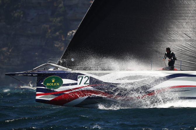 Giacomo, a 70-footer owned by New Zealand wine magnate Jim Delegat, crossed the line second just under two hours later. 