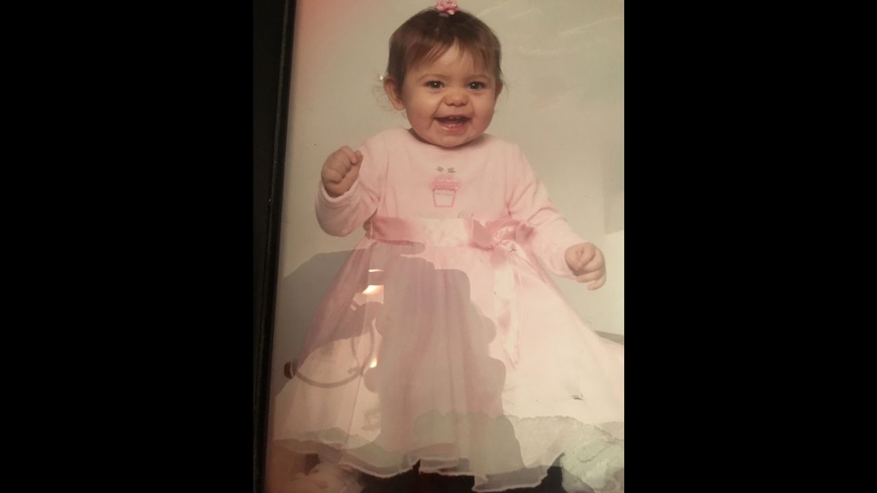 Joe Maldonado, aged one, dressed as a girl