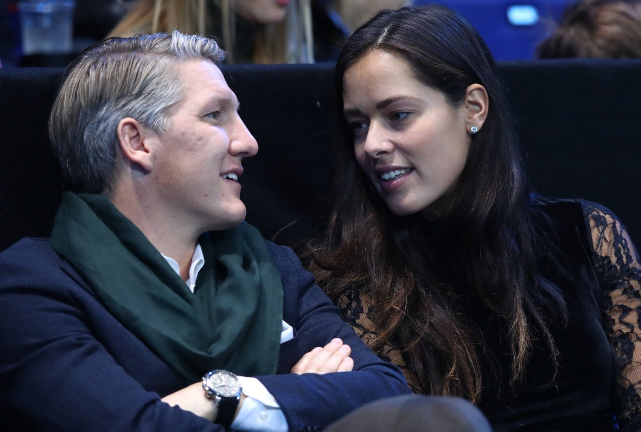 Ana Ivanovic, pictured with soccer star husband Bastian Schweinsteiger, announced her retirement from tennis on December 28, 2016. 