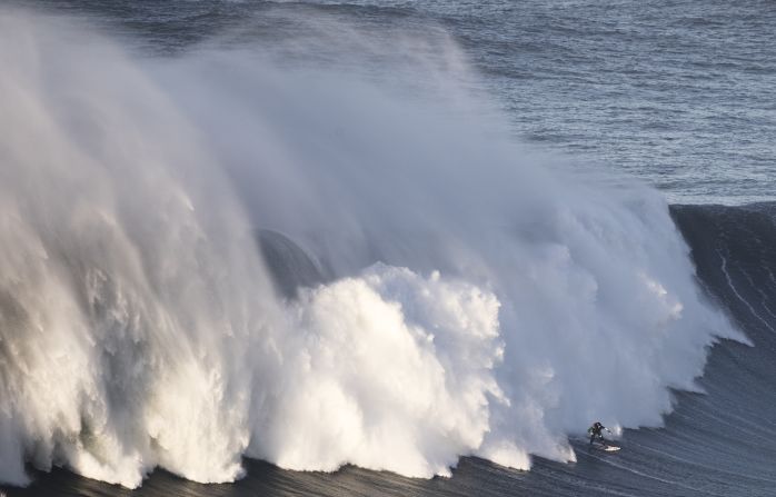The world's leading big-wave surfers flock to Nazare for the European winter season. 