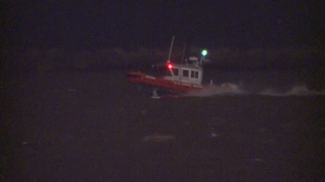 A Coast Guard boat scoured Lake Erie last week for a missing plane carrying six people