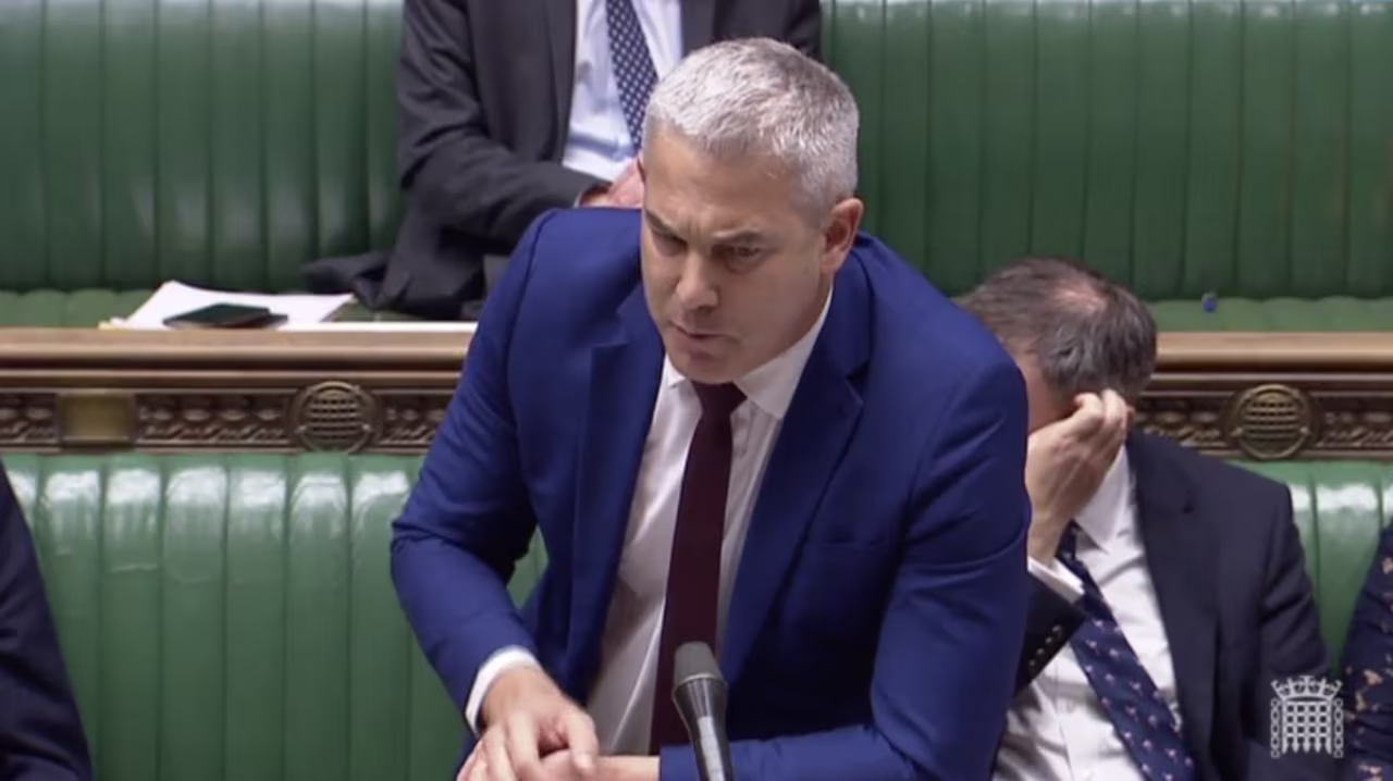Brexit Secretary Stephen Barclay in the House of Commons.