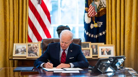 Biden signed a series of executive actions on January 28, aimed at expanding access to health care, including re-opening enrollment for health care offered through the federal marketplace created under the Affordable Care Act. 