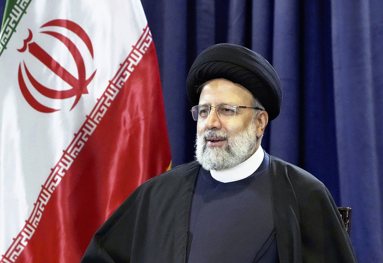 Iranian President Ebrahim Raisi attends a meeting in New York on September 20, 2023.