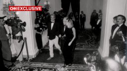 Jeffrey Epstein is seen at Donald Trump and Marla Maples wedding at the Plaza Hotel in New York in December 1993.