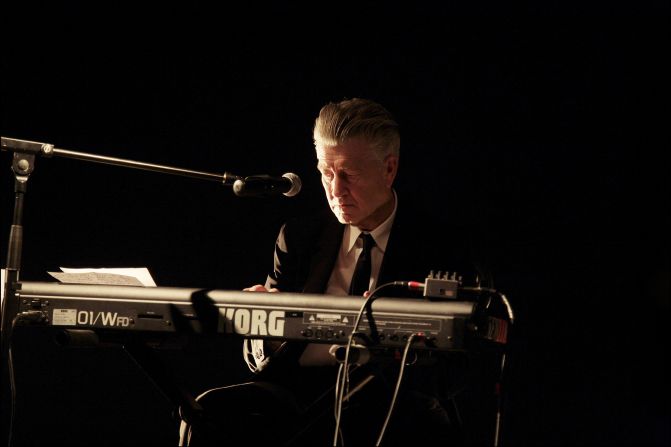 Lynch performs at a concert in 2007. He released a handful of studio albums and worked on soundtracks for his directorial projects.