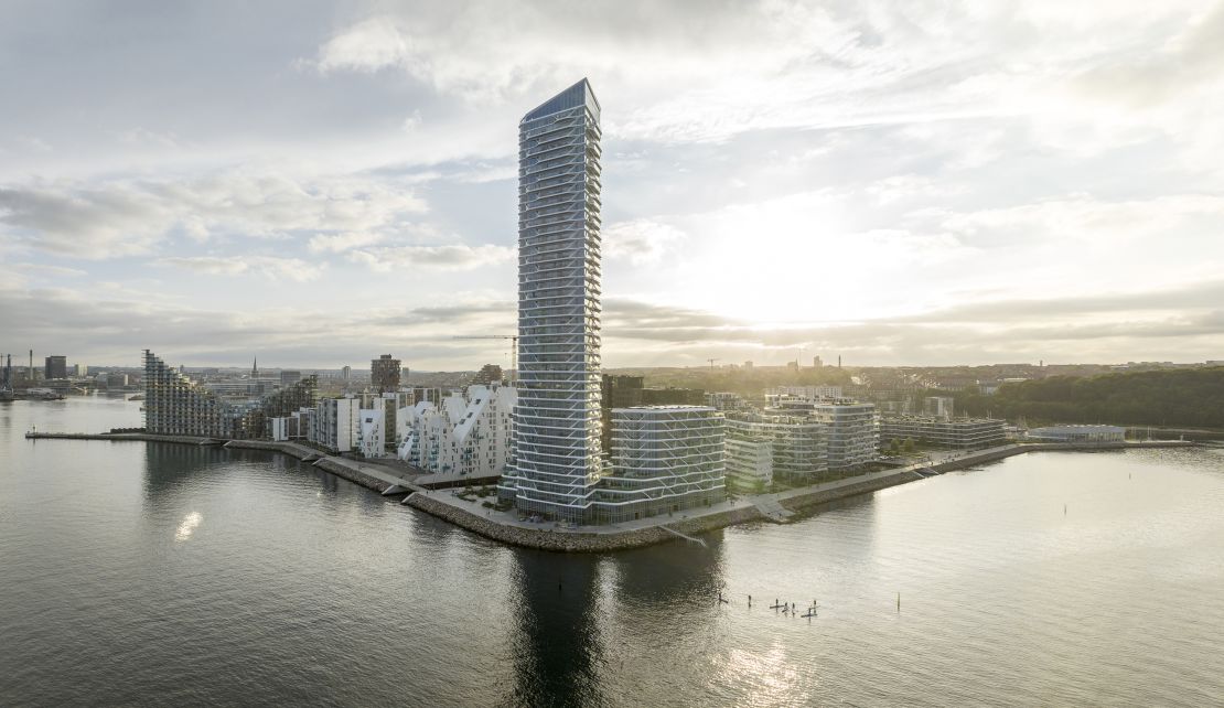 Mixed-use development Lighthouse is currently home to Denmark's tallest building. The waterside project by 3NX Architects is situated in the city of Aarhus.