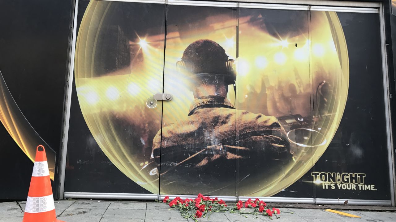 The exterior of the Reina nightclub where the terror attack took place.