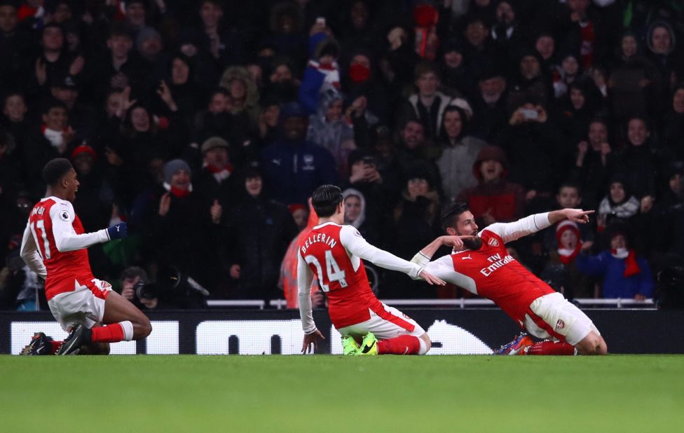Victory over Crystal Palace sees Arsenal moved up to third in the Premier League table, nine points behind leaders Chelsea.