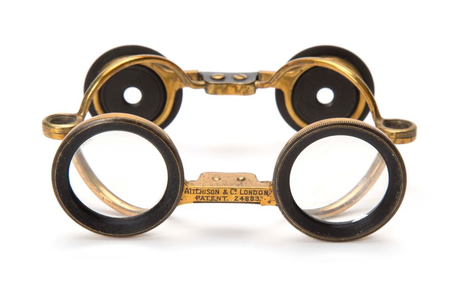 The collection includes a small case of lenses Samuel inherited from his grandmother, and a rare collection of glasses that his father designed for Pierre Cardin.