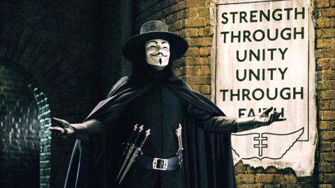 <strong> "V for Vendetta"</strong>: Natalie Portman stars in this futuristic thriller. <strong>(Netflix)</strong>