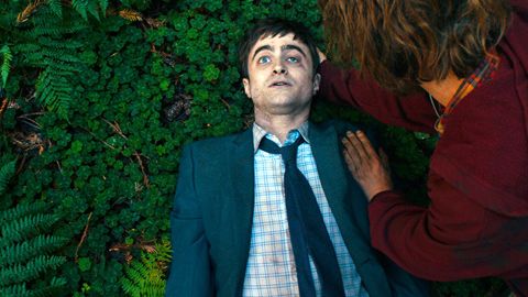 <strong>"Swiss Army Man"</strong>: A man stranded on an island befriends a dead body -- played by Daniel Radcliffe. <strong>(Amazon Prime)</strong>