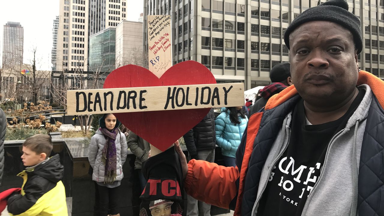 Renee Canady's son, Deandre Holiday, was killed in the early hours of January 1, 2016, after getting into a fight. He was 24.