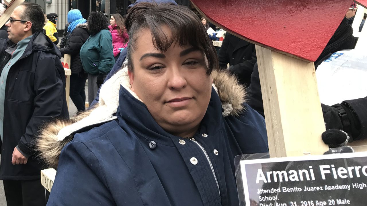 Sonia Fierro's son, Armani Fierro, died in August.