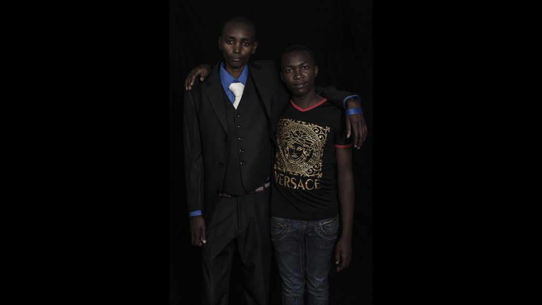 Ryan Muiruri (left) and John Karanja (right), are both intersex men and activists in Kenya, a country with a strong Christian population. "I could find some pastors talking to me [and they'd say], 'God had a reason to create you as a girl,'" Ryan says. "But I was not comfortable. I was not a girl as they knew I was."