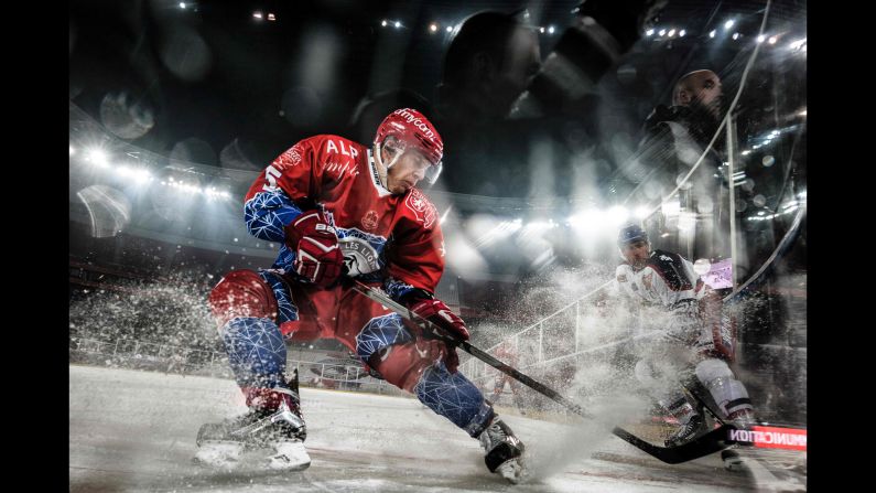 The NHL isn't the only hockey league staging outdoor games over the holidays. French teams Lyon and Grenoble played Friday, December 30, at Parc Olympique Lyonnais, the home stadium of soccer club Olympique Lyonnais. Grenoble won 5-2.