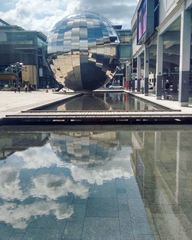 On Instagram, Perdita Andrew submitted her image of Millenium Square in Bristol City Centre. "Millenium Square is a light, open space by the harborside that encourages sustainable energy and resources," explains Andrew. "It shows a modern, clean side to the city."