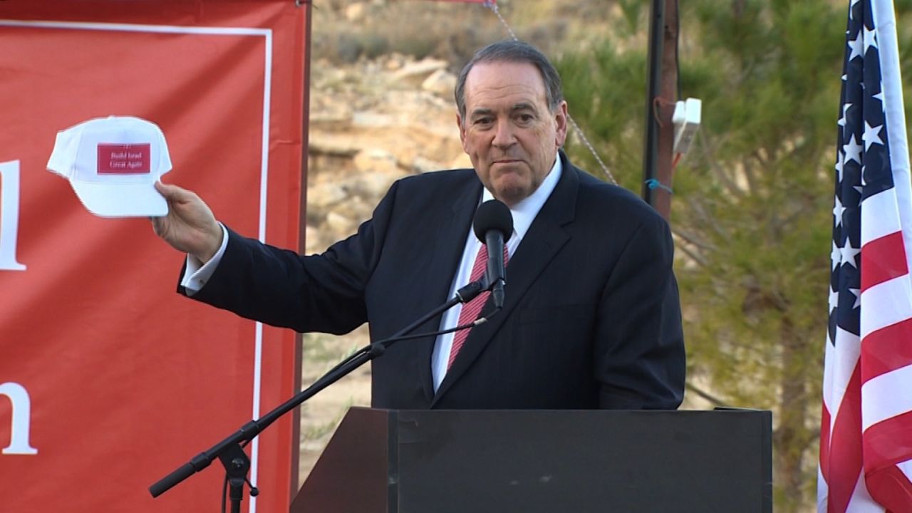 Huckabee visits West Bank ‘Build Israel Great Again’ CNN Politics