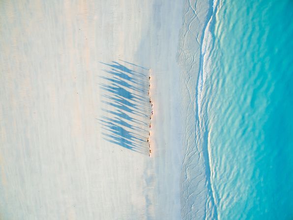 <strong>Cable Beach:</strong> Todd Kennedy photographed this camel caravan ride on western Australia's Cable Beach as the sun was setting.