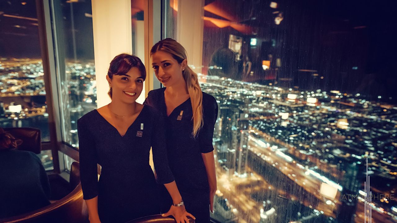 <strong>At.Mosphere: </strong>When it comes to sky-high dining, there's one place that stands above the rest, literally. On the 122nd floor, At.Mosphere at the Burj Khalifa has some of the most fantastic evening views in the world.