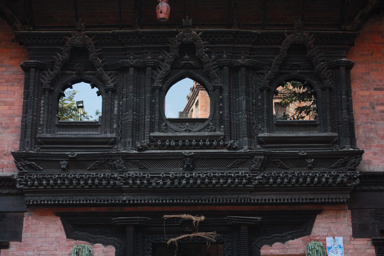 These days Dwarika's prides itself as being the largest private collector of wooden carvings, which are used as everything from window frames to an elevator cabin.