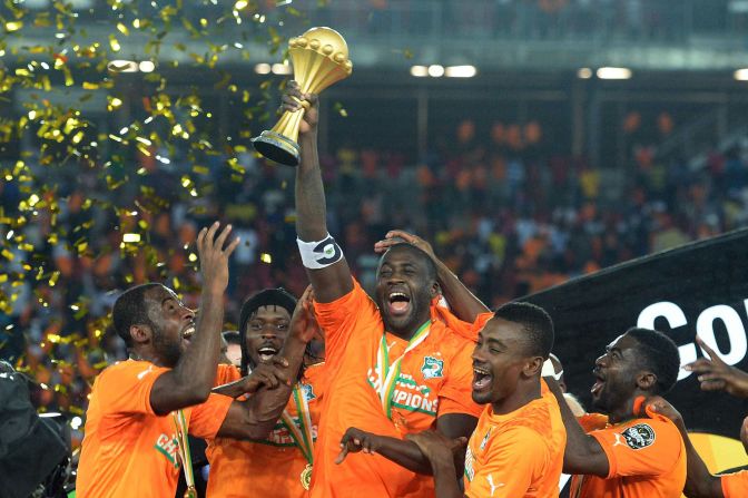 A talisman of Premier League side Manchester City, Toure is a central midfielder who plays for the Ivory Coast national side. He's also played for Barcelona and Monaco. 