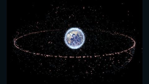 Experts say millions of pieces of debris circle Earth. At orbital speeds, an object the size of a paperclip could damage a satellite.