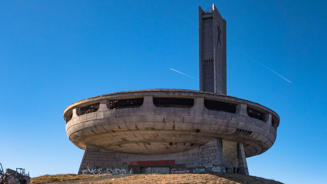 <strong>The UFO: </strong>The Buzludzha Monument is better known as "Bulgaria's UFO," for obvious reasons.