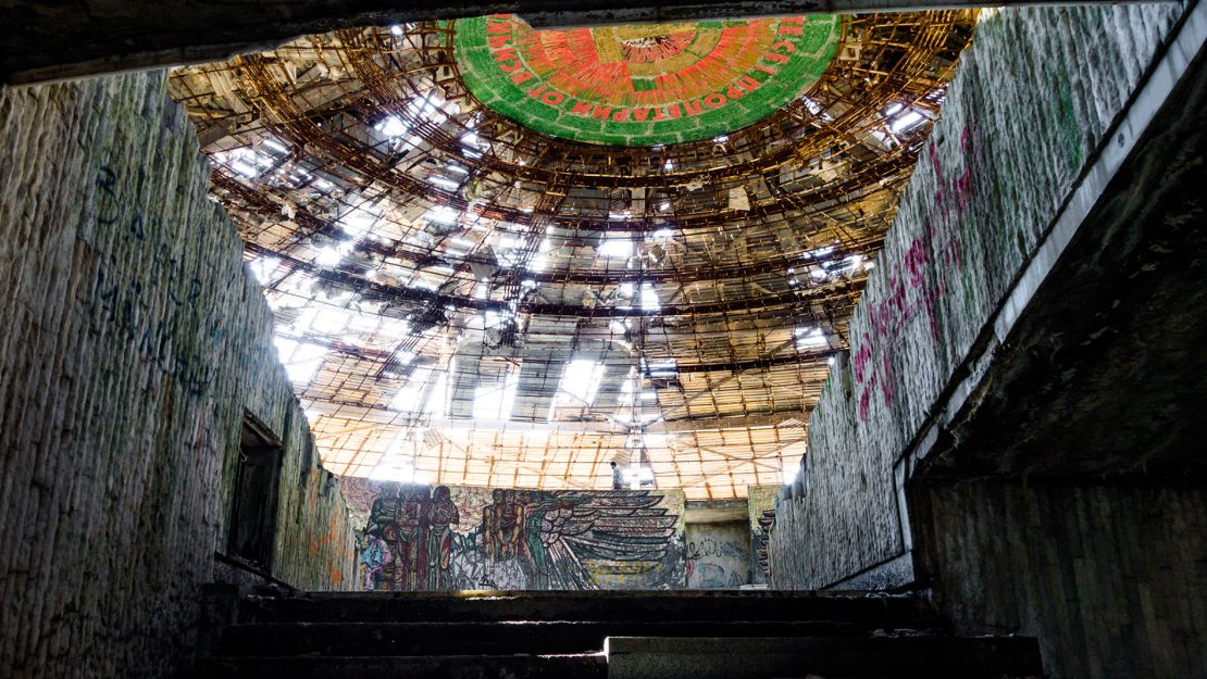 The Solemn Hall was an auditorium covered with intricate mosaics.
