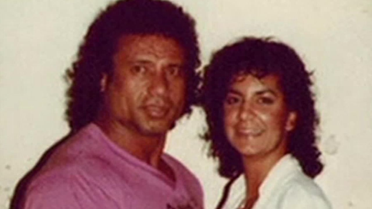 Jimmy "Superfly" Snuka with his late ex-girlfriend Nancy Argentino, who was killed in 1983. 