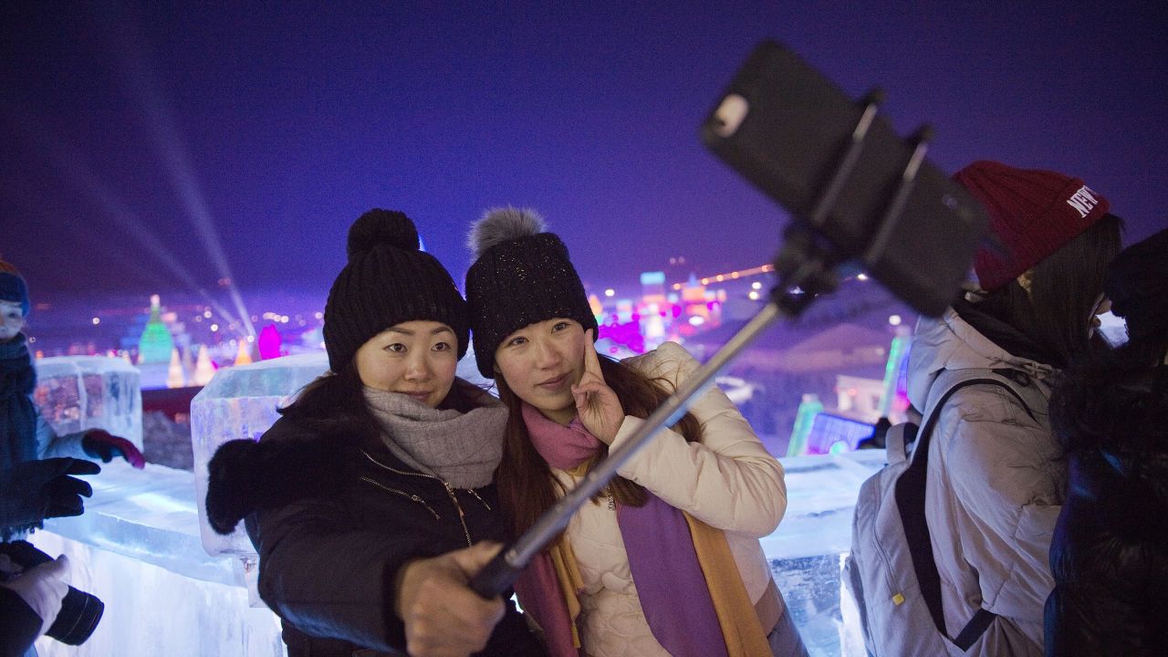<strong>Selfie central: </strong>Expect plenty of scenes like this. The festival's Ice and Snow World zone, which covers more than 750,000 square meters, was made for selfies. 