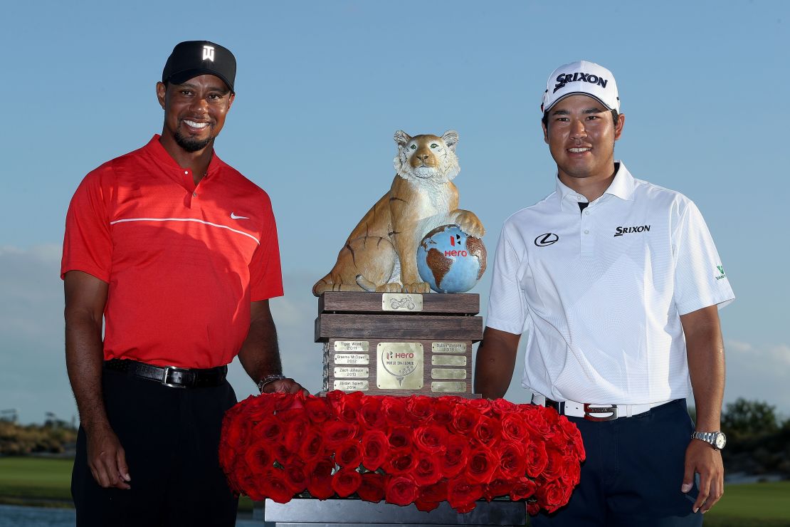 Hideki Matsuyama won Tiger Woods' Hero World Challenge in December to underline his growing status.
