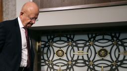 Director of National Intelligence James Clapper arrives before testifying to the Senate Armed Services Committee on Capitol Hill on January 5, 2017.