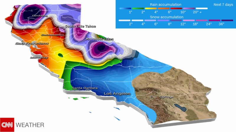 Northern California Could See Worst Flooding In 10 Years CNN   170105145219 Weather California Precipitation 