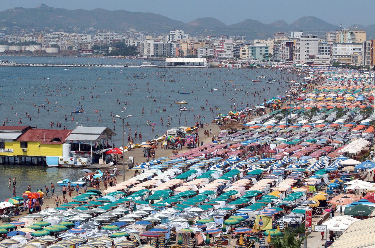<strong>Albania -- </strong>Sunny, cheap and with mile after mile of beaches (such as this one in Durres), this tiny Mediterranean country has been Europe's best-kept secret for the better part of two decades.<br />