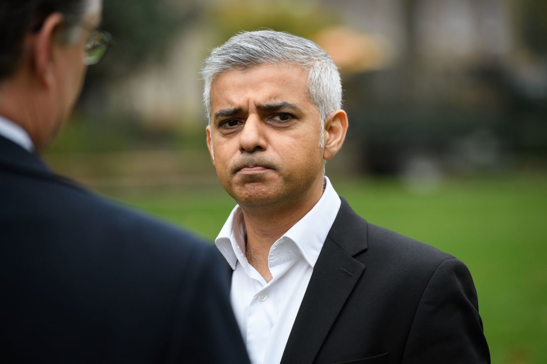 London Mayor Sadiq Khan has announced "green" bus routes to cut nitrogen oxide emissions.