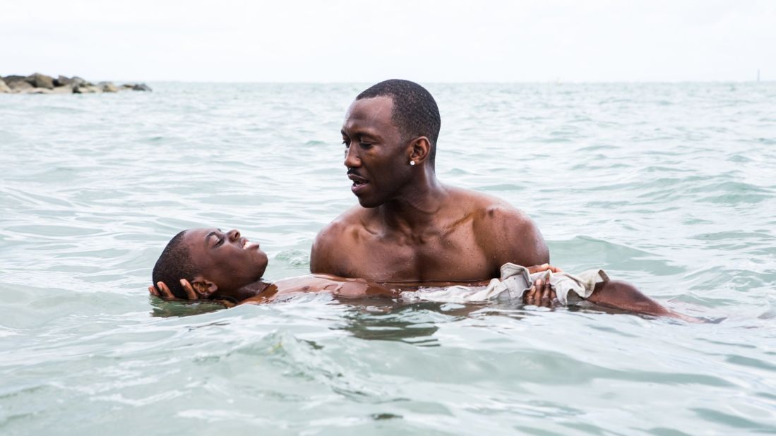 <strong>"Moonlight" (2017):</strong> "Moonlight," a coming-of-age drama about a gay black man in a rough Miami neighborhood, was named the winner for 2016 -- but only after "La La Land" was mistakenly announced first. "Moonlight" is based on Tarell Alvin McCraney's play "In Moonlight Black Boys Look Blue."