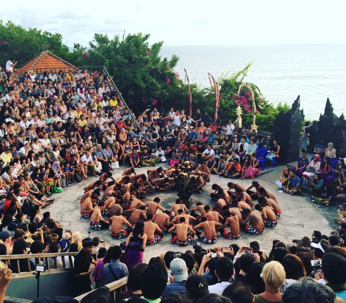 "I took this photo on Monday, 11 September 2016 when I was holiday in Bali, Indonesia, prior to the Singapore Grand Prix," says the 2009 F1 champion. "It is a Kecak, Balinese dance." 