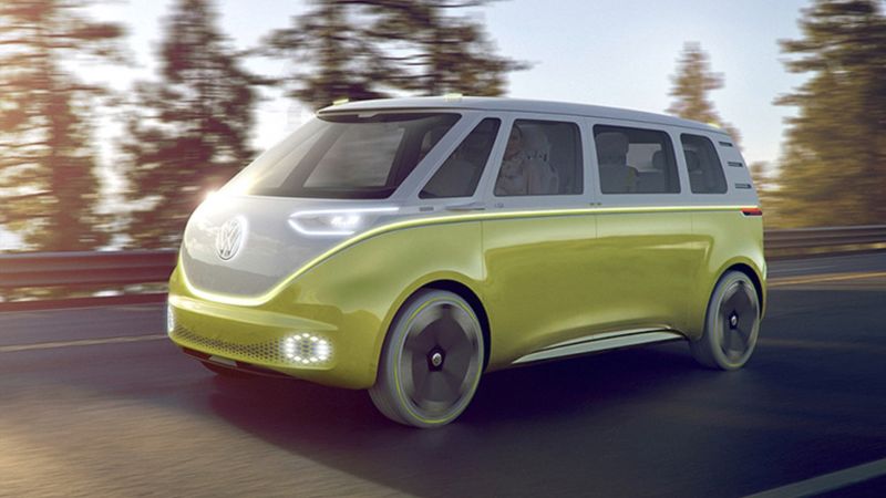 Retro Volkswagen bus gets electric touch | CNN Business