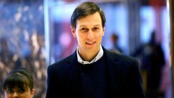 Jared Kushner, the son-in-law of President-elect Donald Trump, walks through the lobby of Trump Tower on November 18, 2016 in New York City.