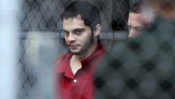 Esteban Santiago is taken from the Broward County main jail as he is transported to the federal courthouse in Fort Lauderdale, Florida on Monday, January. 9, 2017. Santiago is accused of fatally shooting several people at a crowded Florida airport baggage claim and faces airport violence and firearms charges that could mean the death penalty if he's convicted.